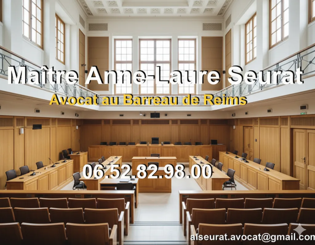 Maître Anne-Laure Seurat, Avocat au Barreau de Reims – 06.52.82.98.00 – alseurat.avocat@gmail.com